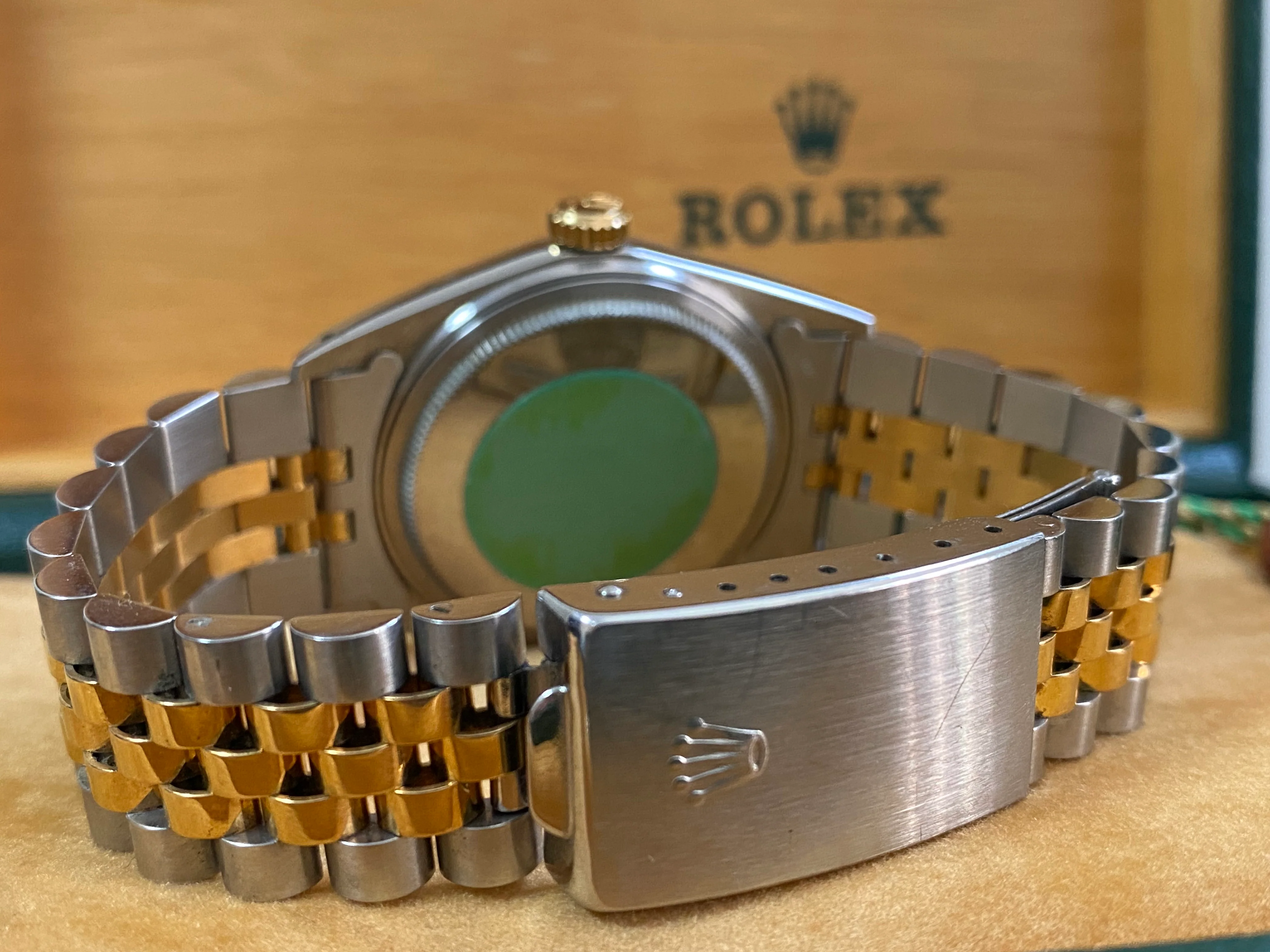 Rolex Steel and Yellow Gold Datejust 36 - 1985 - Fluted Bezel - Champagne Index Dial - Jubilee Bracelet - 16013 *UNPOLISHED*