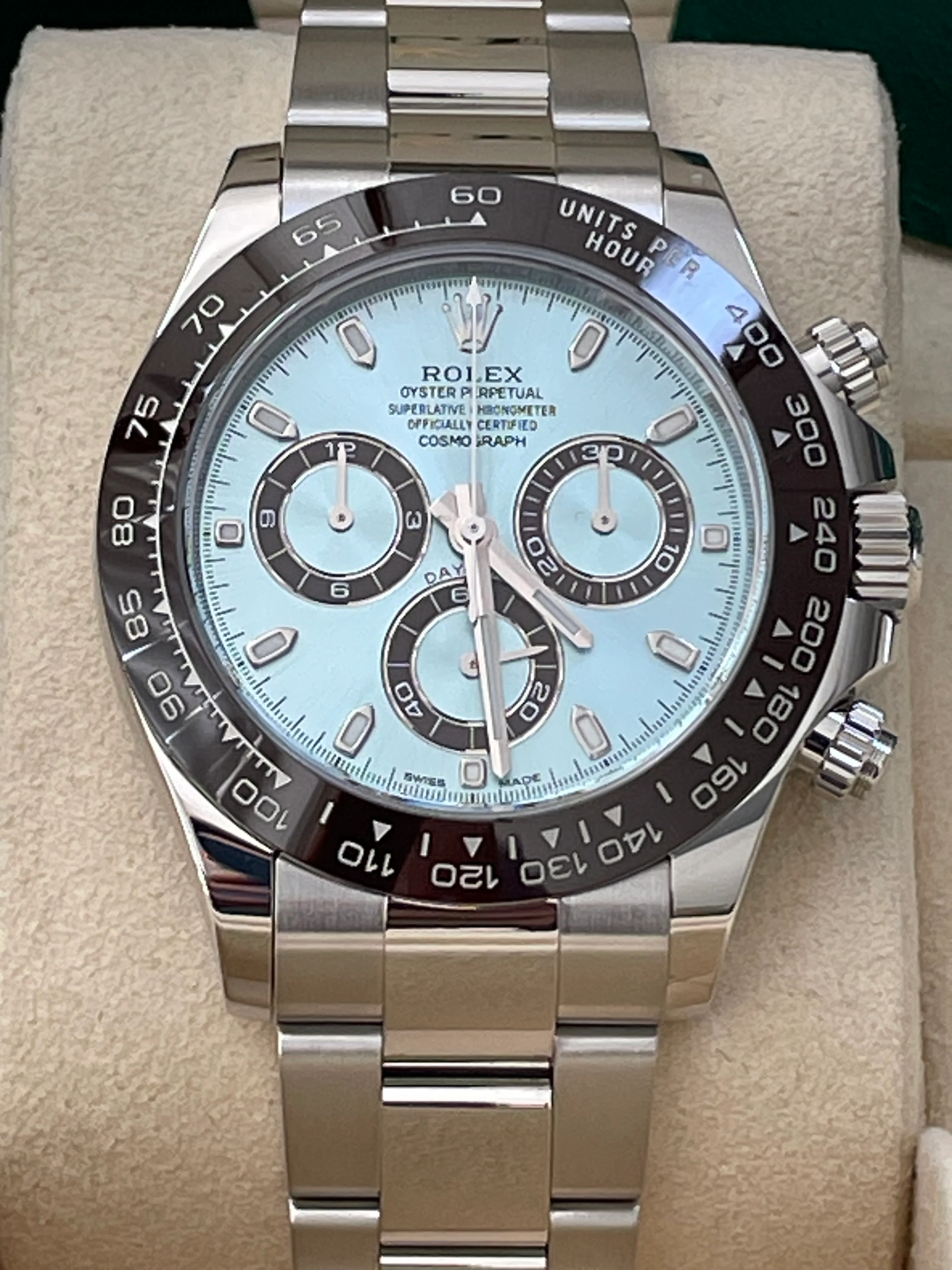 Rolex Platinum Cosmograph Daytona - 2023 - Ice Blue Dial - 116506
