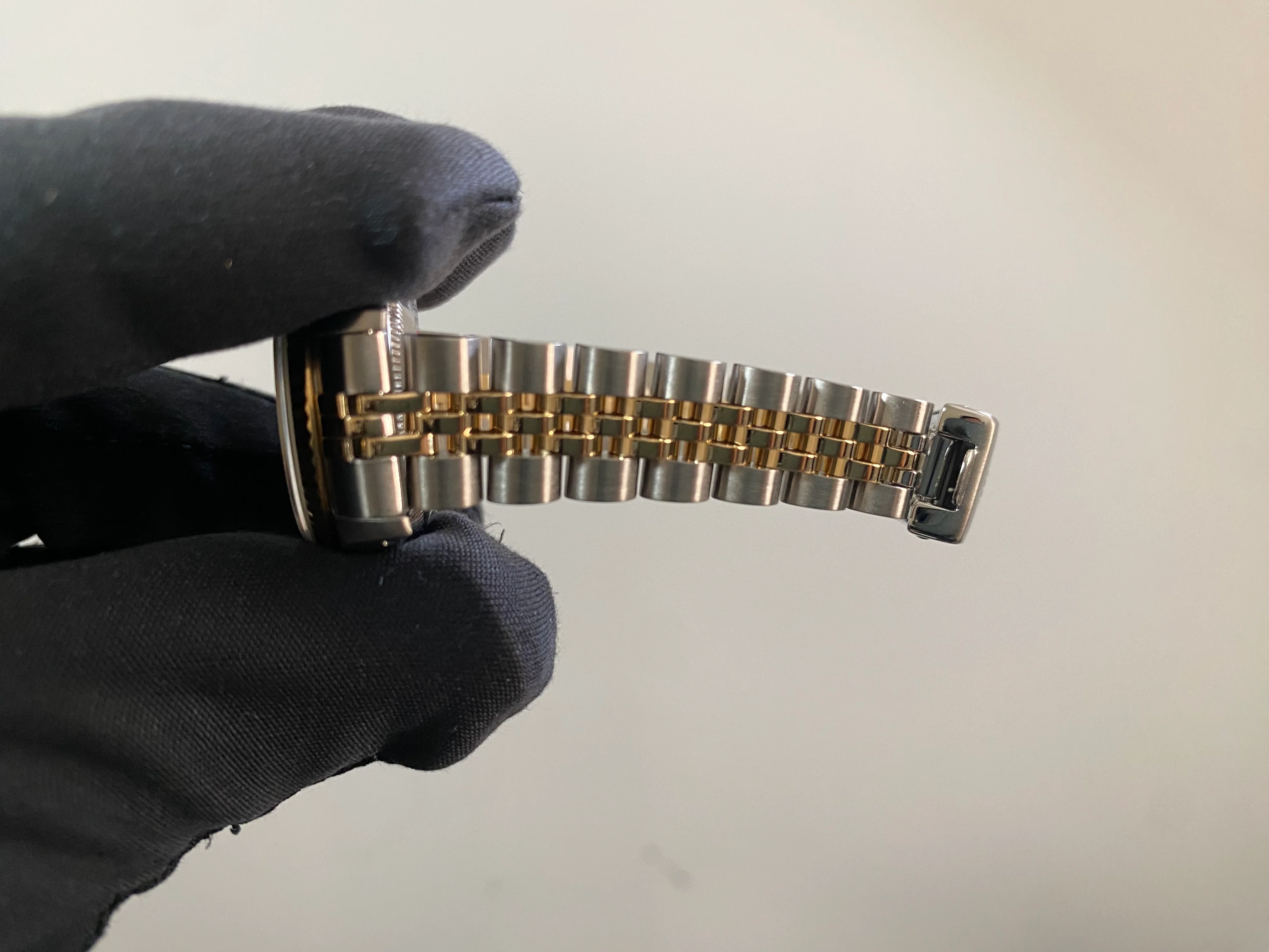 Rolex Steel and Yellow Gold Lady-Datejust - X serial - Fluted Bezel - White Roman Dial - Jubilee Bracelet - 69173 *COMPLETE SET*