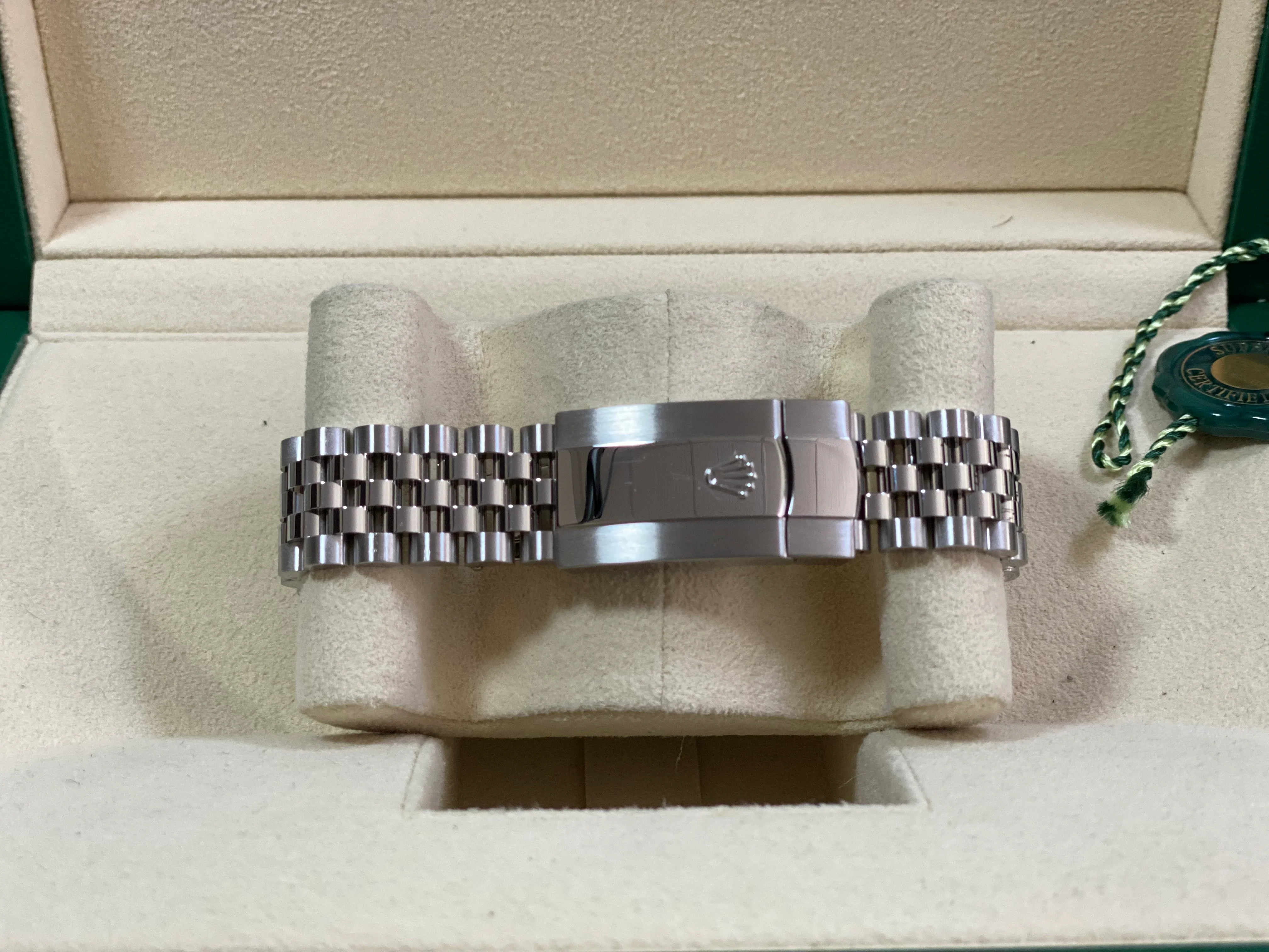 Rolex Steel and White Gold Datejust 41 - 2023 - Fluted Bezel - Blue Index Dial - Jubilee Bracelet - 126334