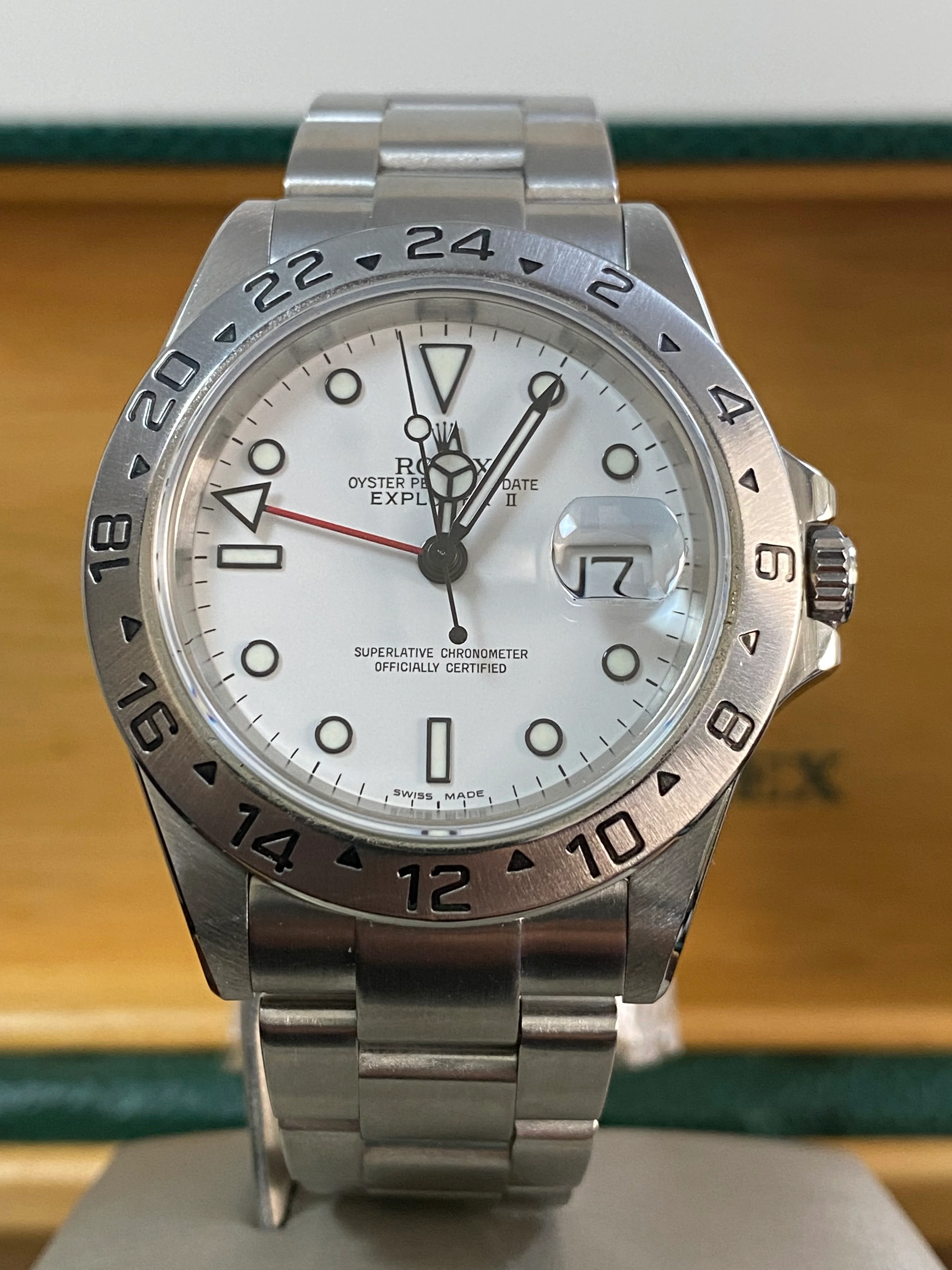 Rolex Steel Oyster Perpetual Explorer II - Z serial - 