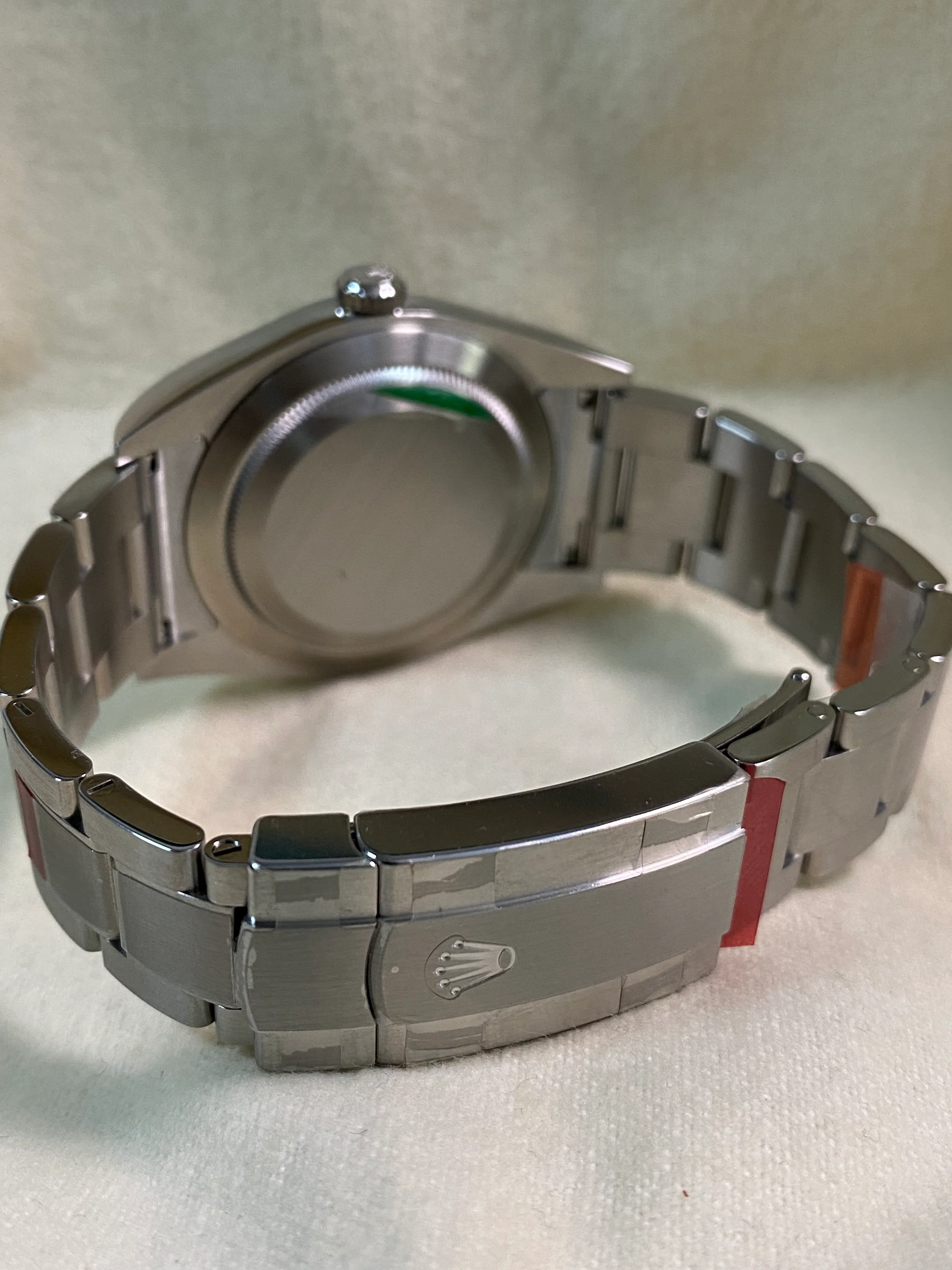 Rolex Oyster Perpetual 39 - 2019 - Domed Bezel - Grey Index Dial - 114300 *FULL STICKERS*