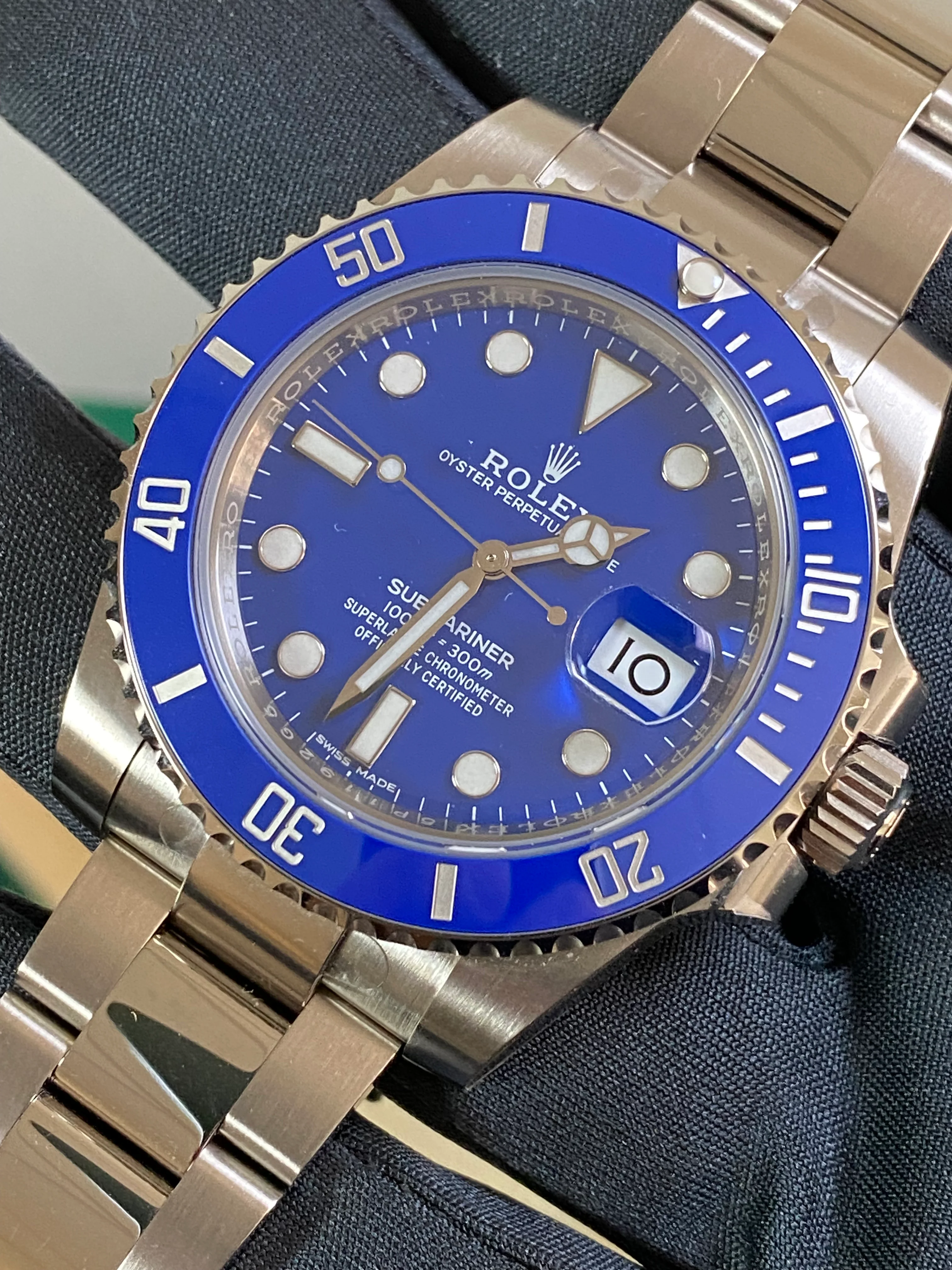 Rolex White Gold Submariner Date - 2018 - 