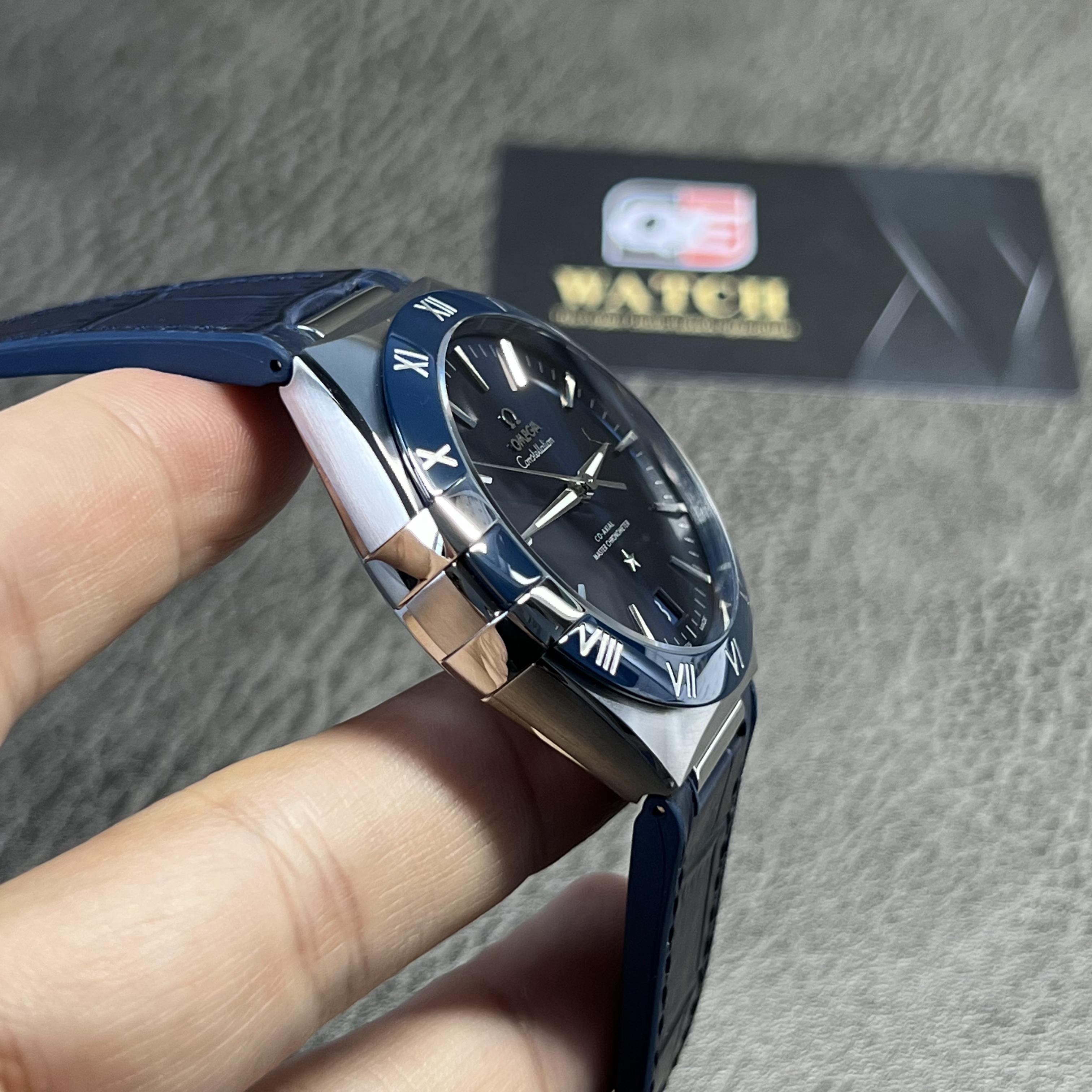 OMEGA CONSTELLATION 41MM blue ceramic bezel blue dial Super Clone