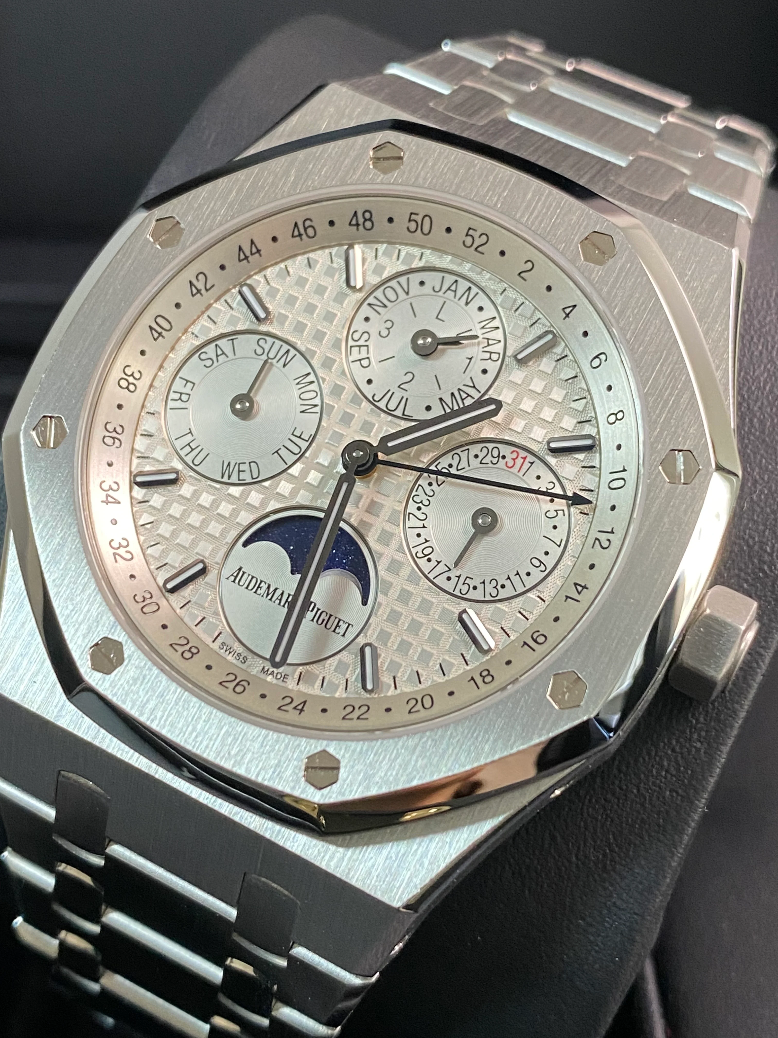 Audemars Piguet Royal Oak Perpetual Calendar - 2017 - Silver Dial - 26574ST - *FULL SET*
