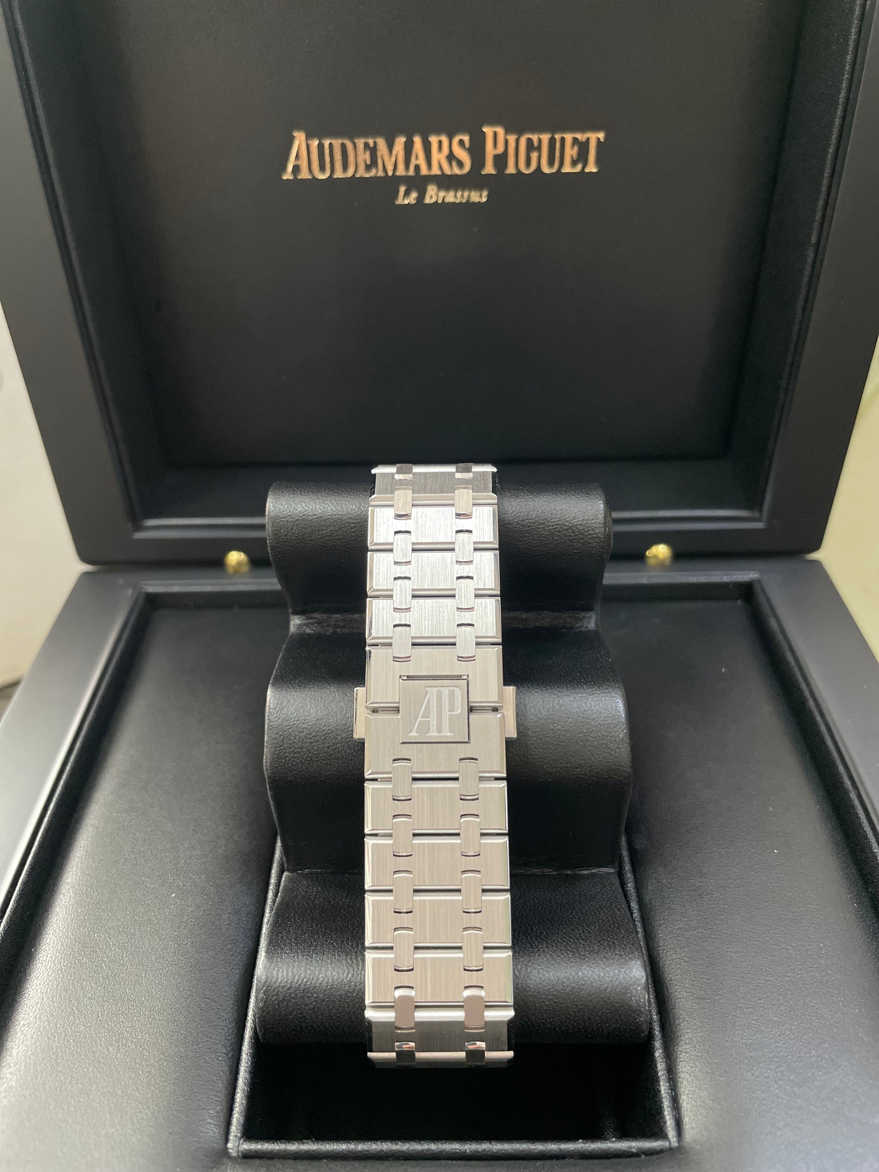 Audemars Piguet Japan Edition Royal Oak White Gold - 2021 - Blue Dial - 15503BC.00.1220BC.01