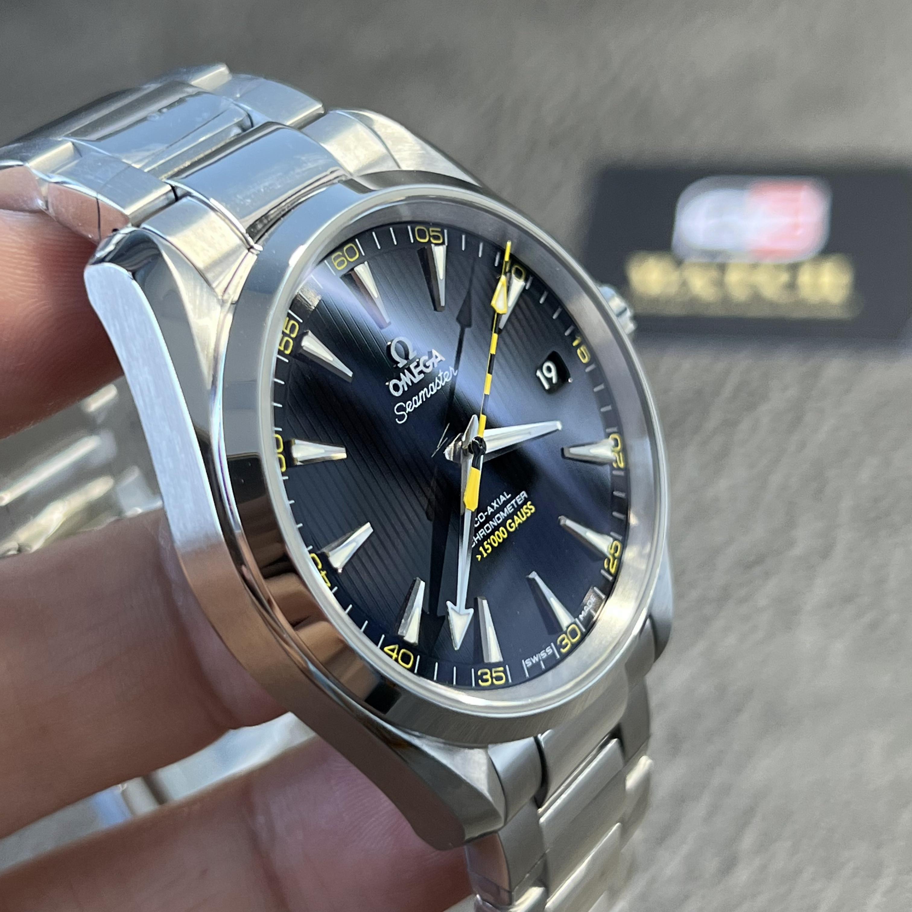 Omega Seamaster Aqua Terra 150M Co‐Axial Master Chronometer Bumblebee 41mm Super Clone