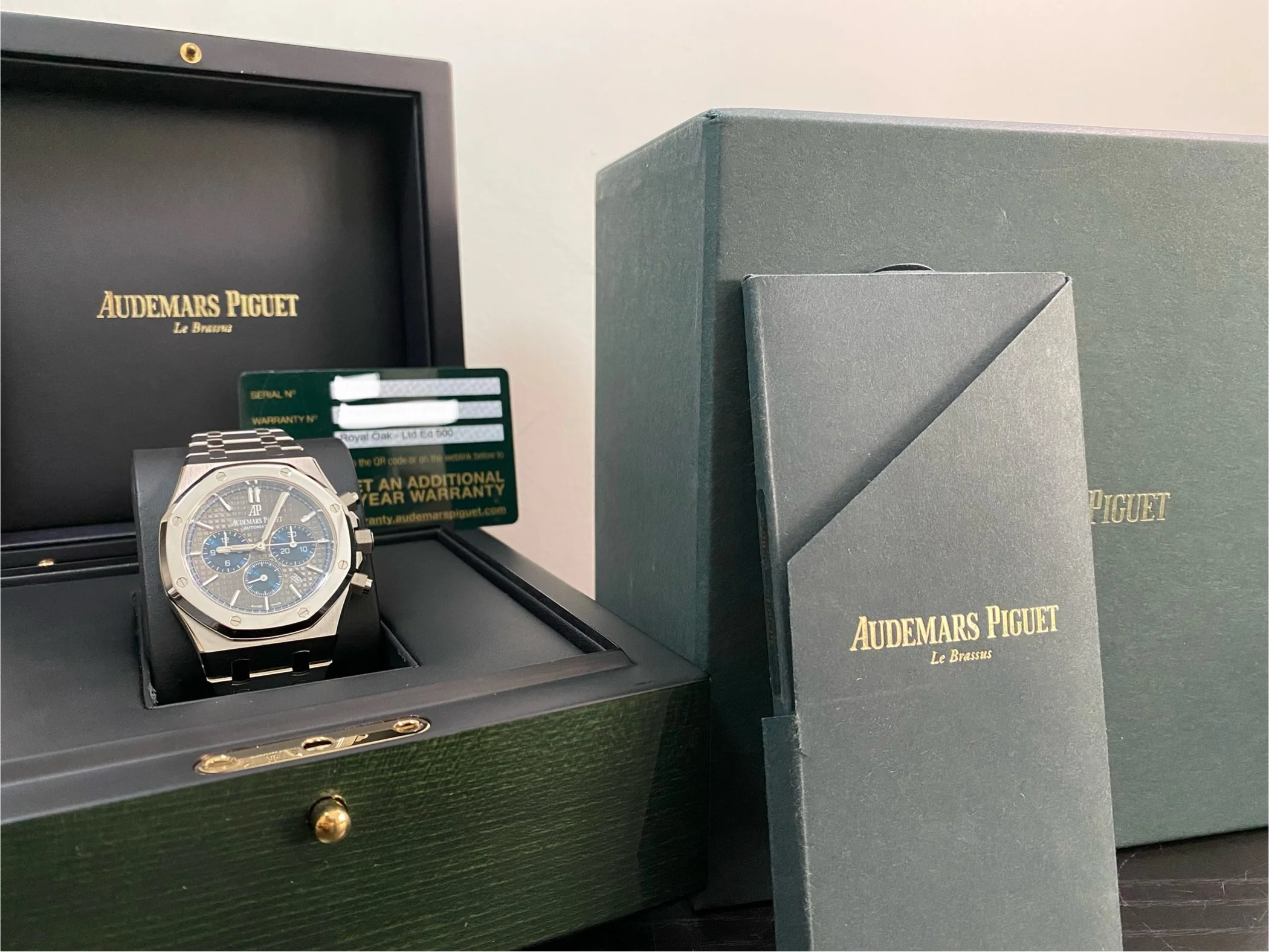 Audemars Piguet Royal Oak Chronograph - 41mm - Titanium Platinum Grey Dial - 26331IP *LIMITED TO 500PCS*