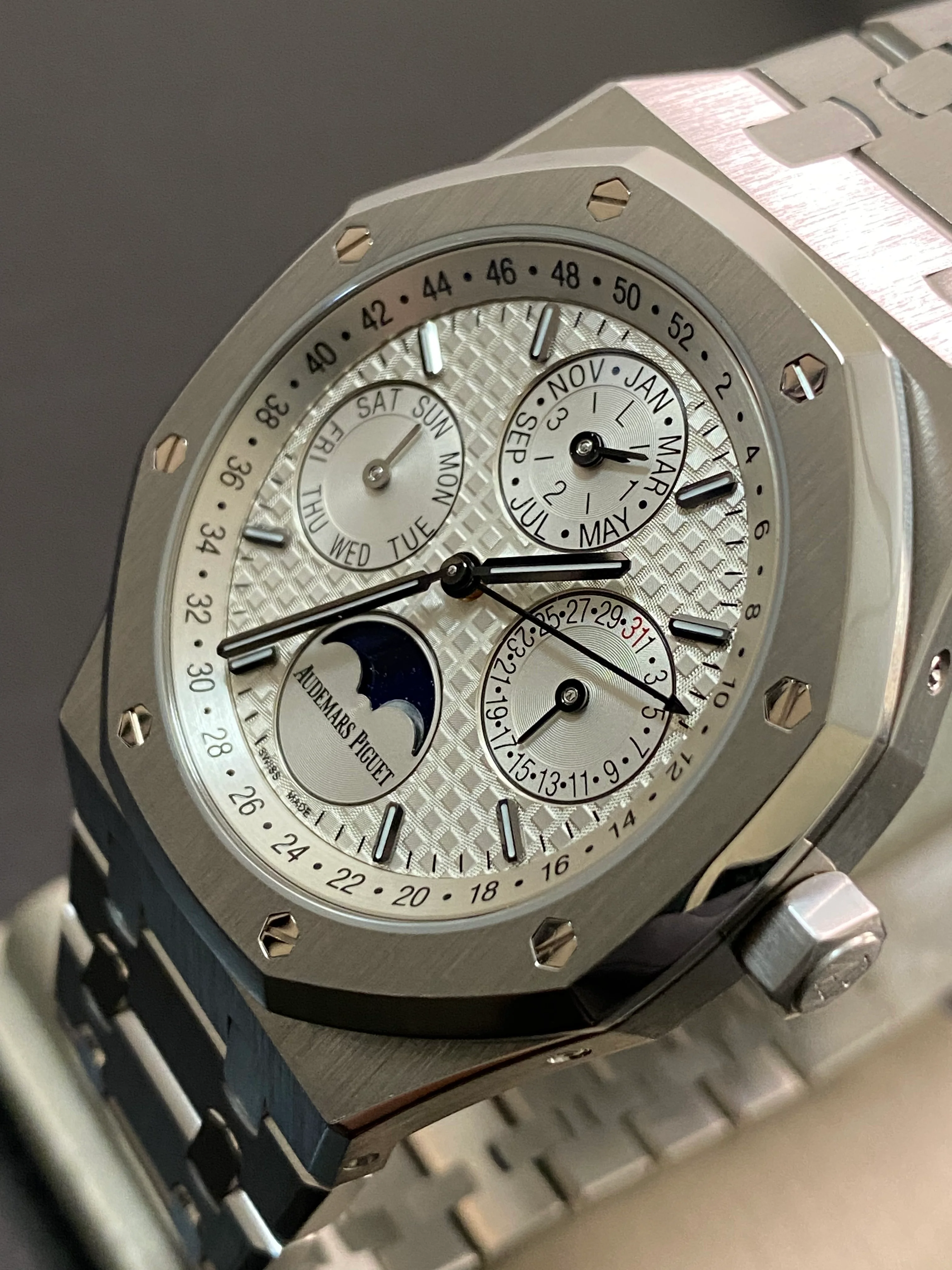 Audemars Piguet Royal Oak Perpetual Calendar - 2017 - Silver Dial - 26574ST - *FULL SET*