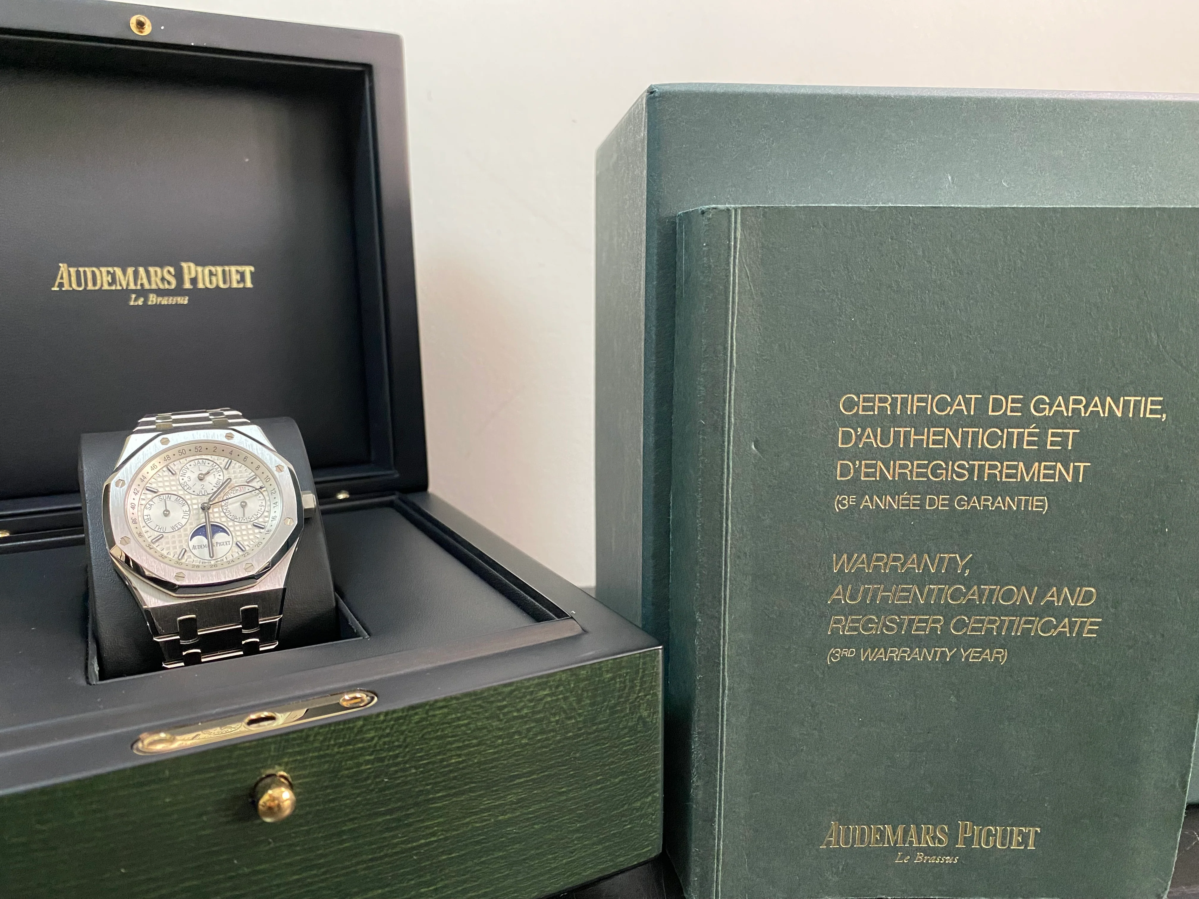 Audemars Piguet Royal Oak Perpetual Calendar - 2017 - Silver Dial - 26574ST - *FULL SET*
