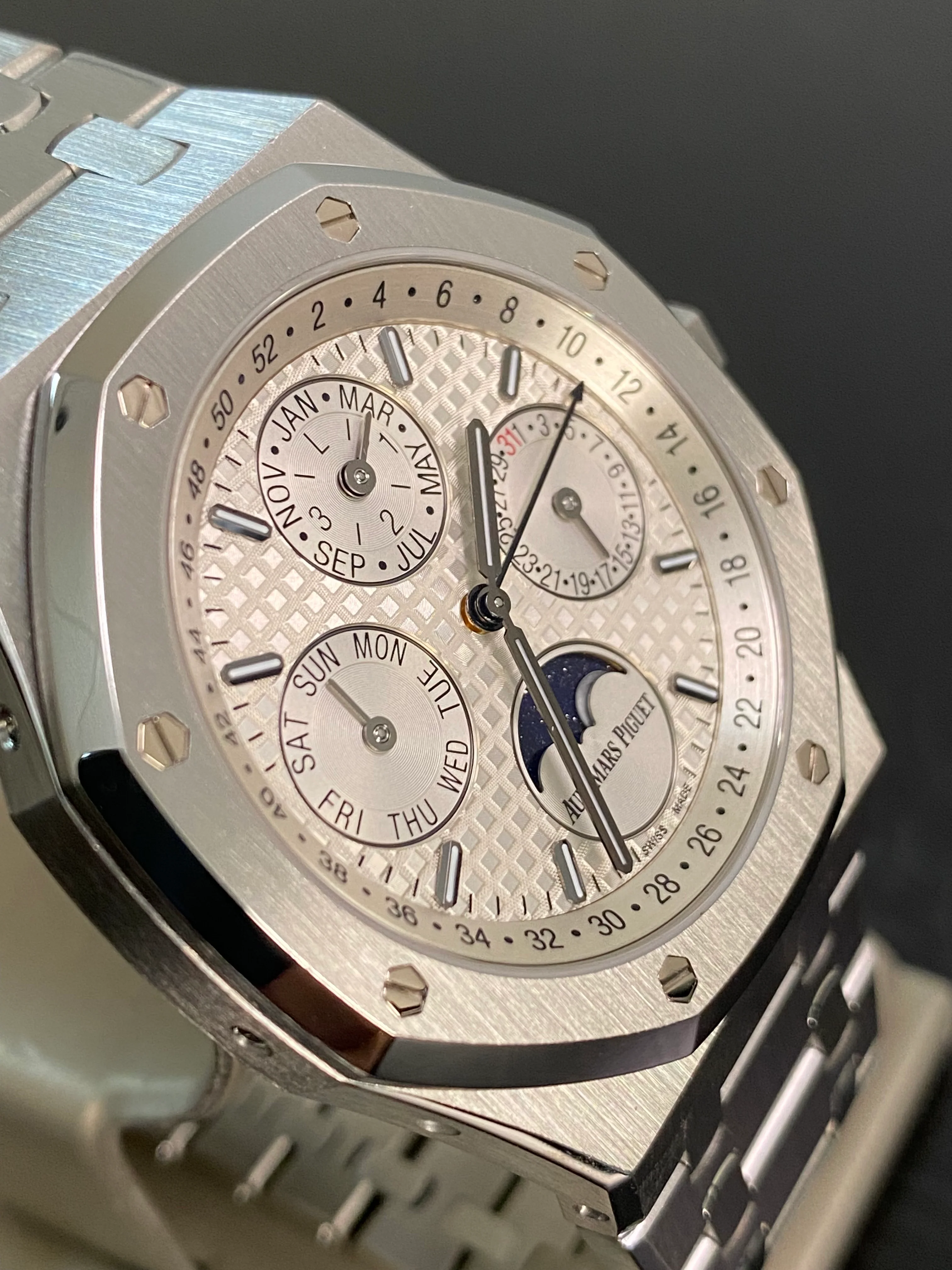 Audemars Piguet Royal Oak Perpetual Calendar - 2017 - Silver Dial - 26574ST - *FULL SET*