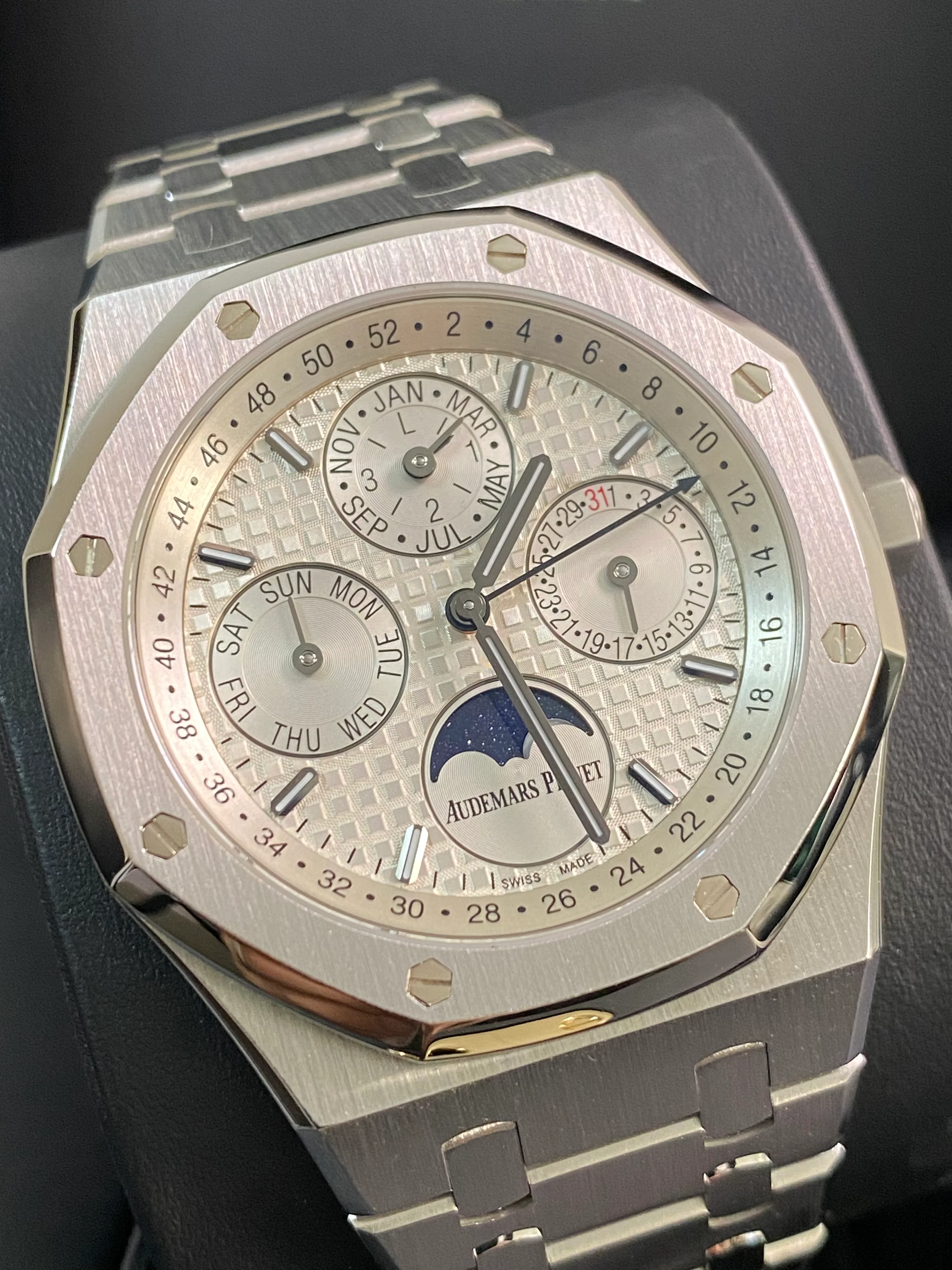 Audemars Piguet Royal Oak Perpetual Calendar - 2017 - Silver Dial - 26574ST - *FULL SET*