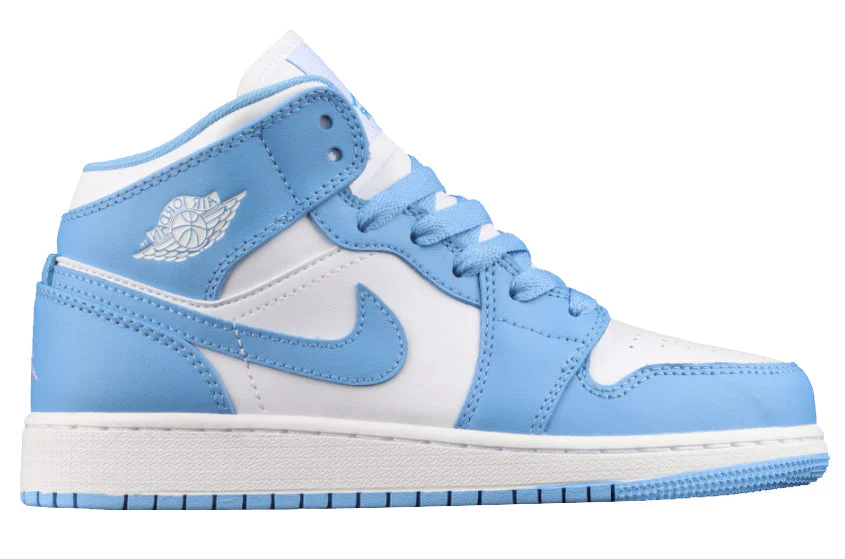 Air Jordan 1 Mid University Blue White 554725-106