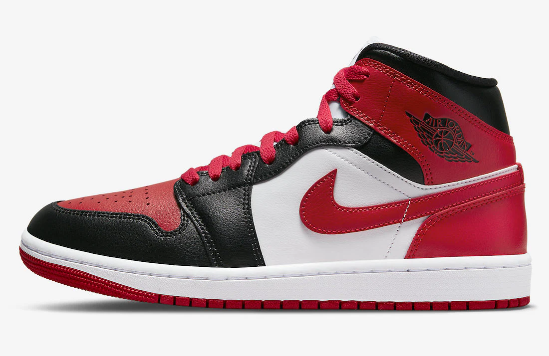 (Women's) Air Jordan 1 Mid Alternate Bred Toe  BQ6472-079