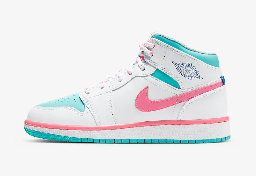 Air Jordan 1 Mid  'Digital Pink' 555112-102