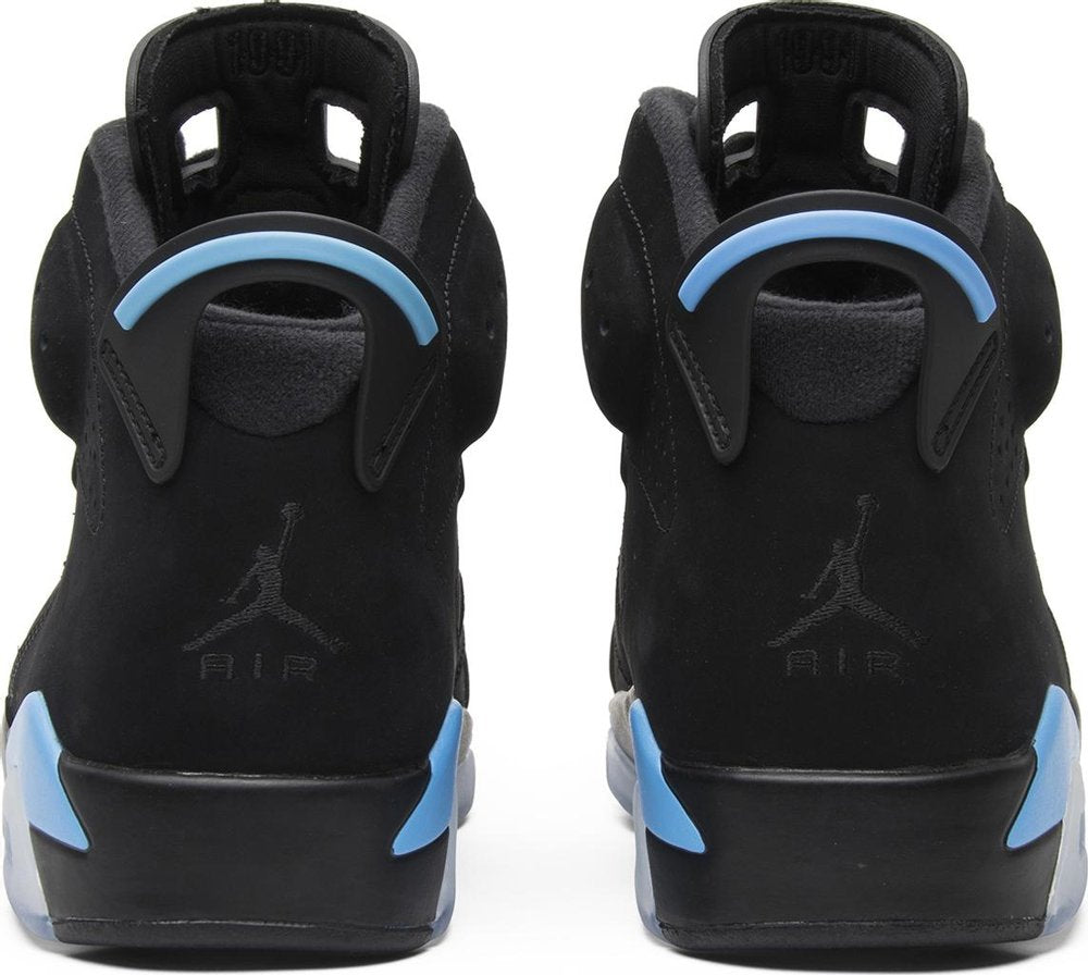 Air Jordan 6 Retro 'UNC' Black/University Blue' 384664-006