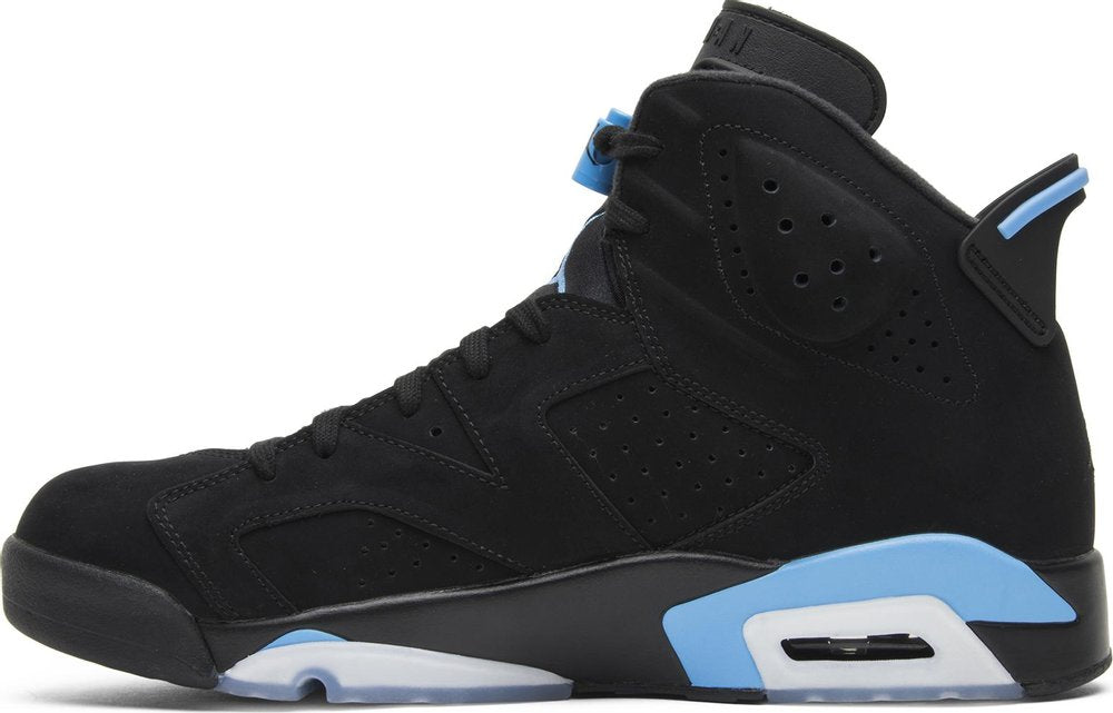 Air Jordan 6 Retro 'UNC' Black/University Blue' 384664-006