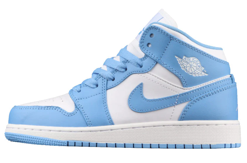 Air Jordan 1 Mid University Blue White 554725-106