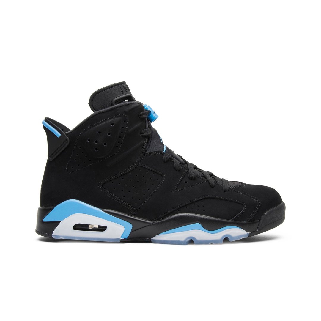 Air Jordan 6 Retro 'UNC' Black/University Blue' 384664-006
