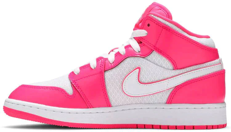Air Jordans 1 Mid GS Hyper Pink 555112-611