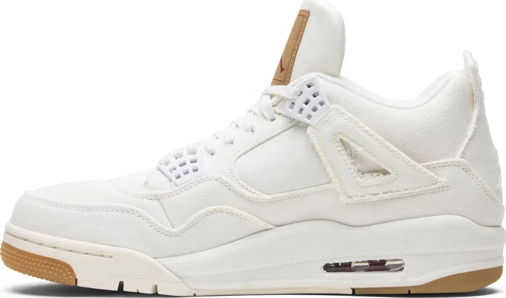 Levi's x Air Jordan 4 Retro 'White Denim' AO2571-100