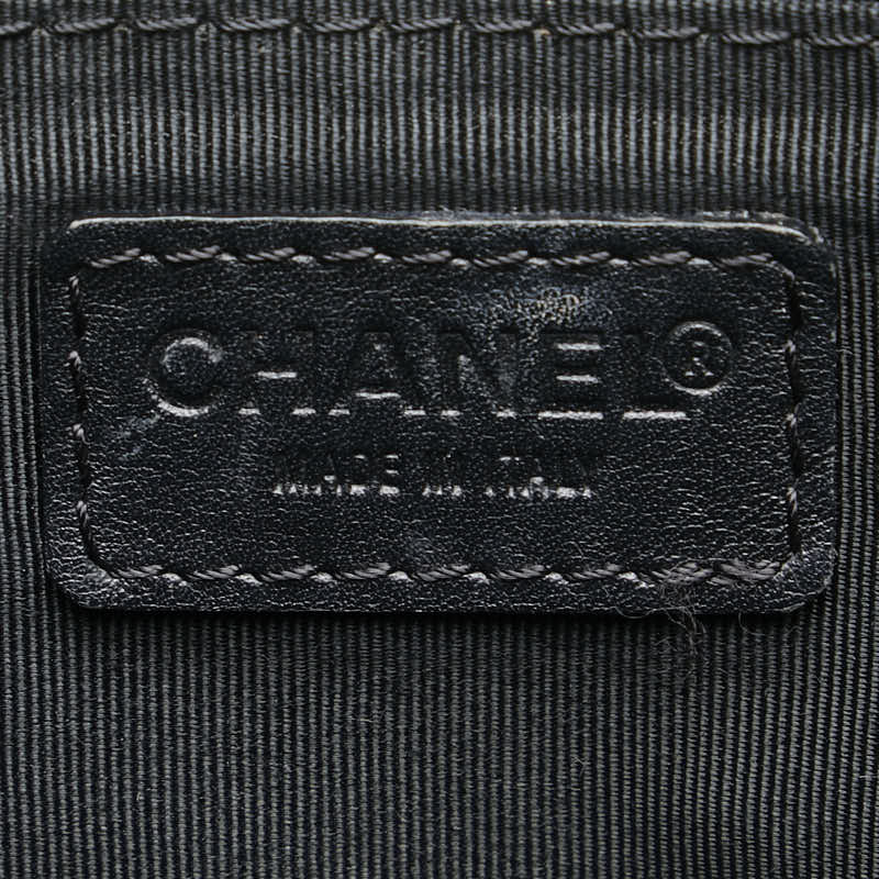 Chanel Wild Stitch Coco Mark Handbag Black