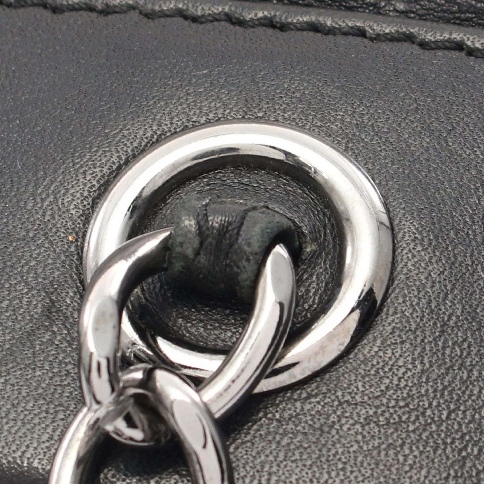 Chanel Lambskin Chocobar Tote Bag Black