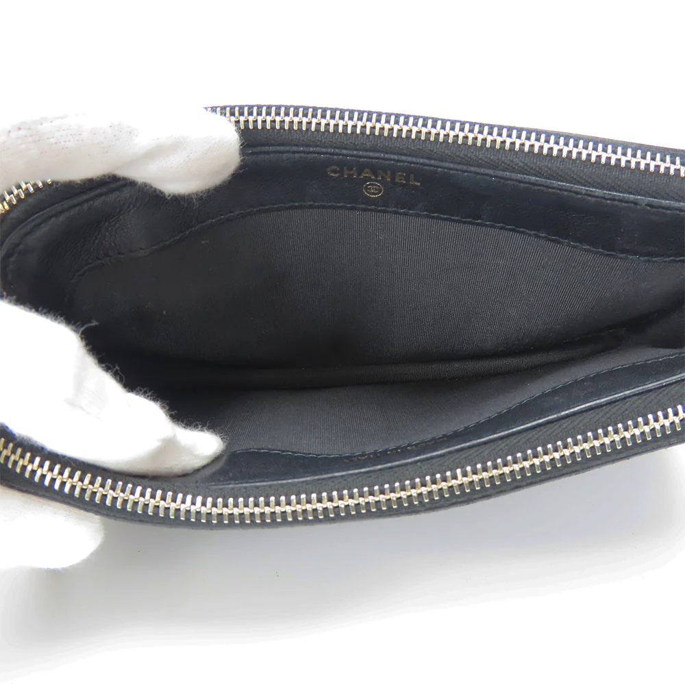 Chanel Lambskin Chain Shoulder Bag Wallet