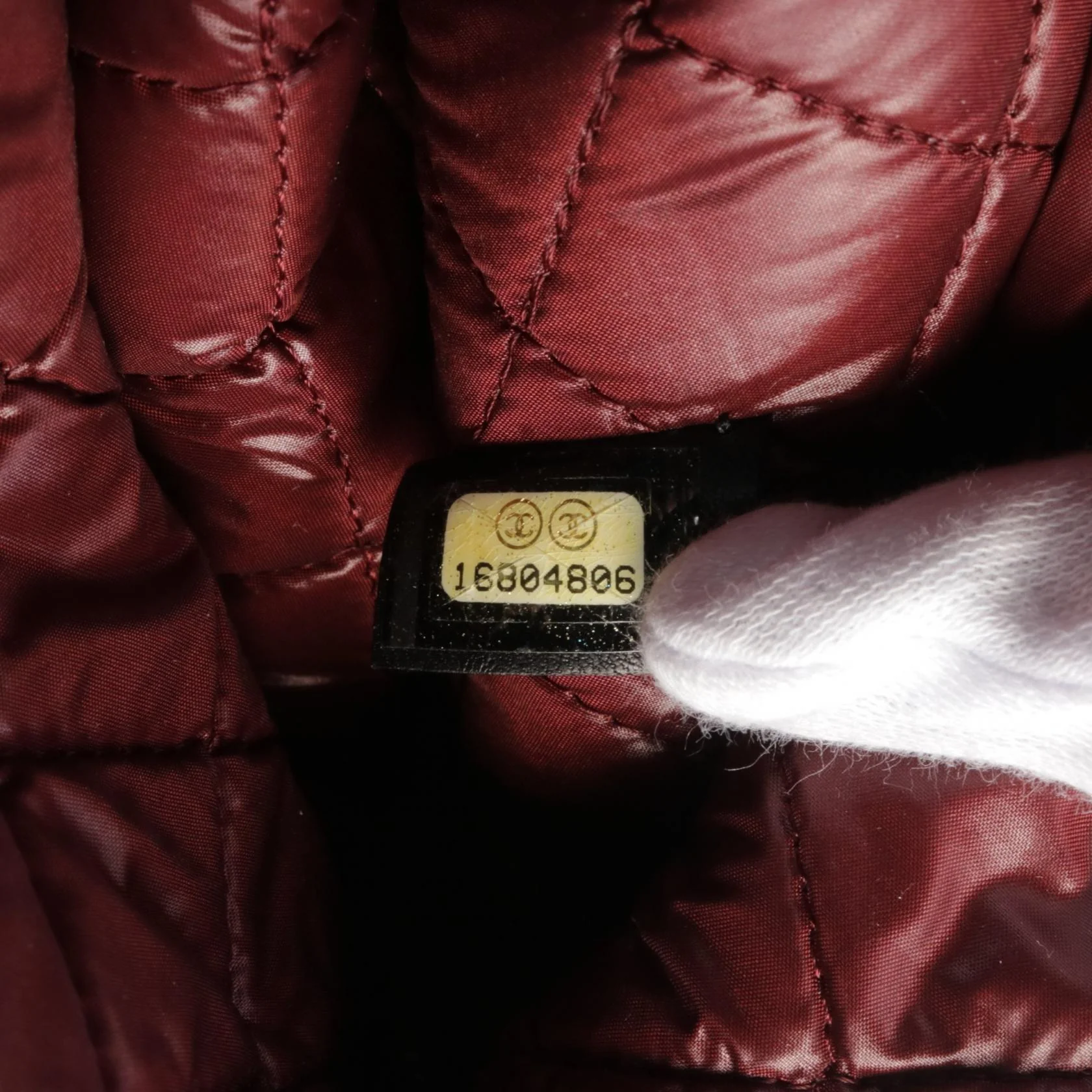 Chanel Leather Matelasse Clutch Bag