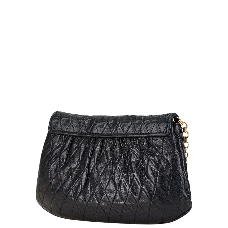 Chanel Lambskin Coco Mark Matelasse Shoulder Bag