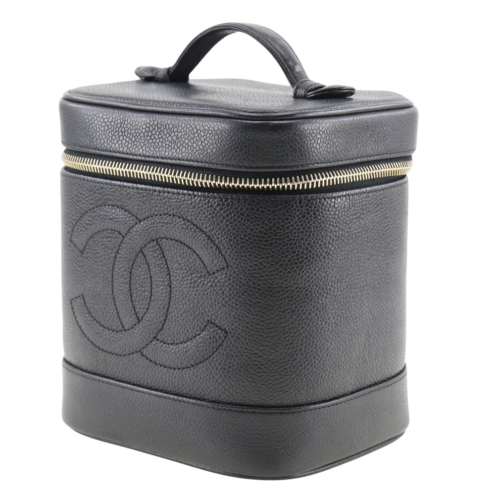 Chanel Caviar Vanity Handbag A01998