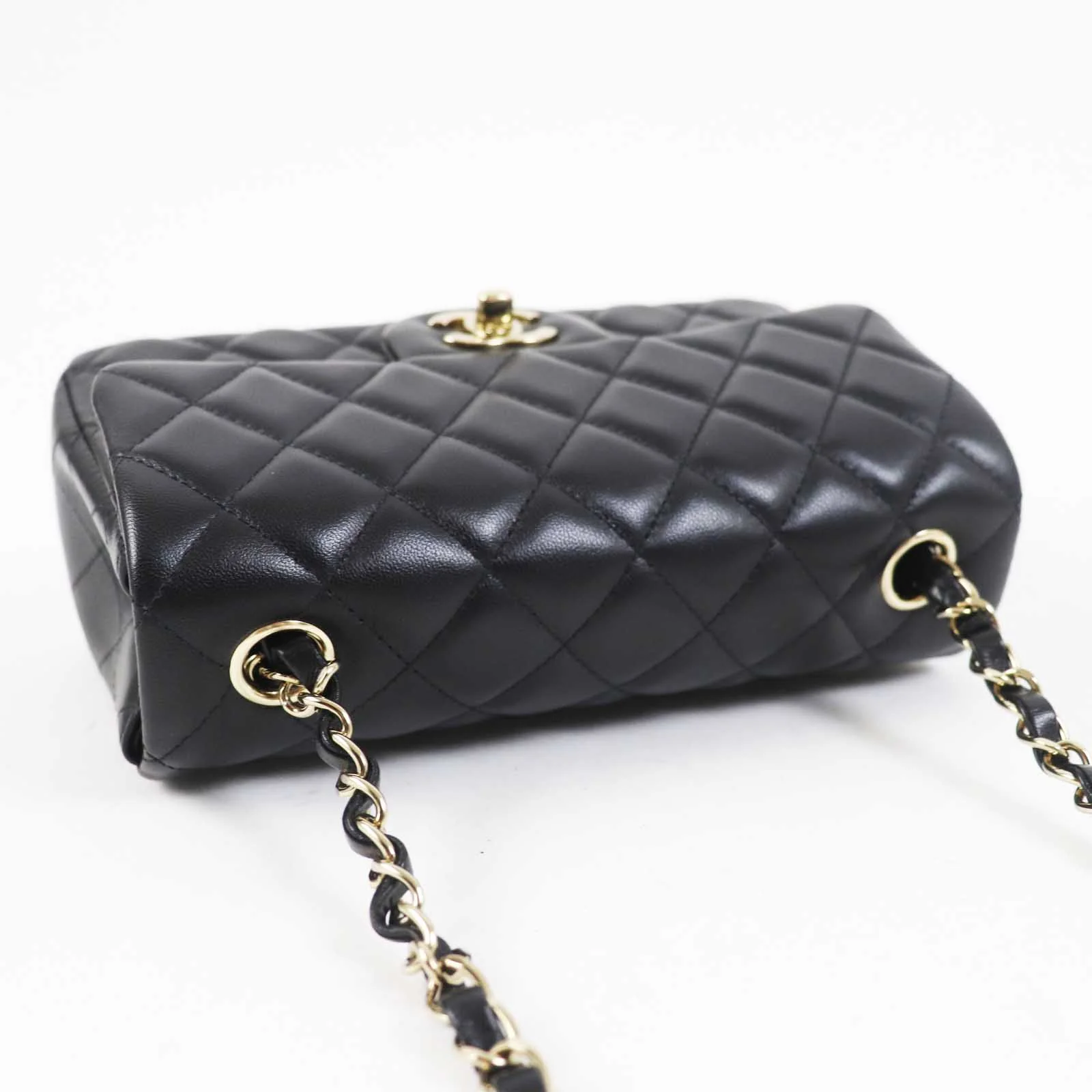 Chanel Mini Matelasse Chain Bag Black