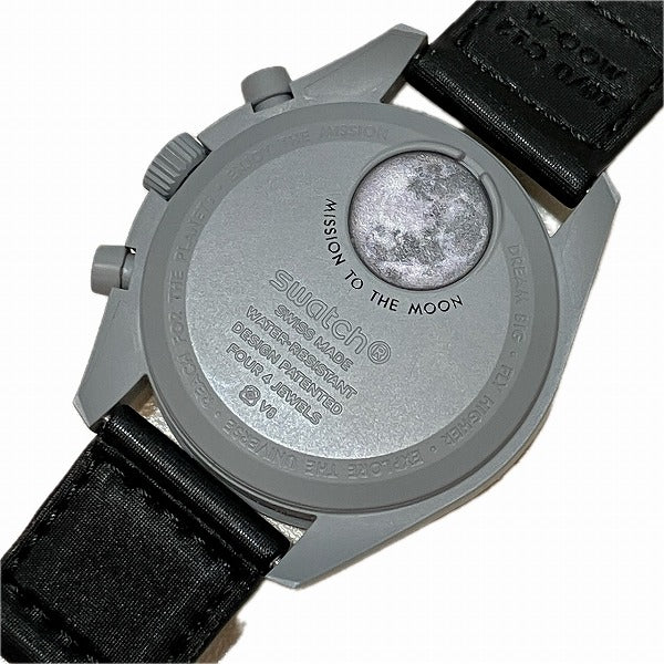 Omega x Swatch Mission to the Moon Quartz Watch SO33M100