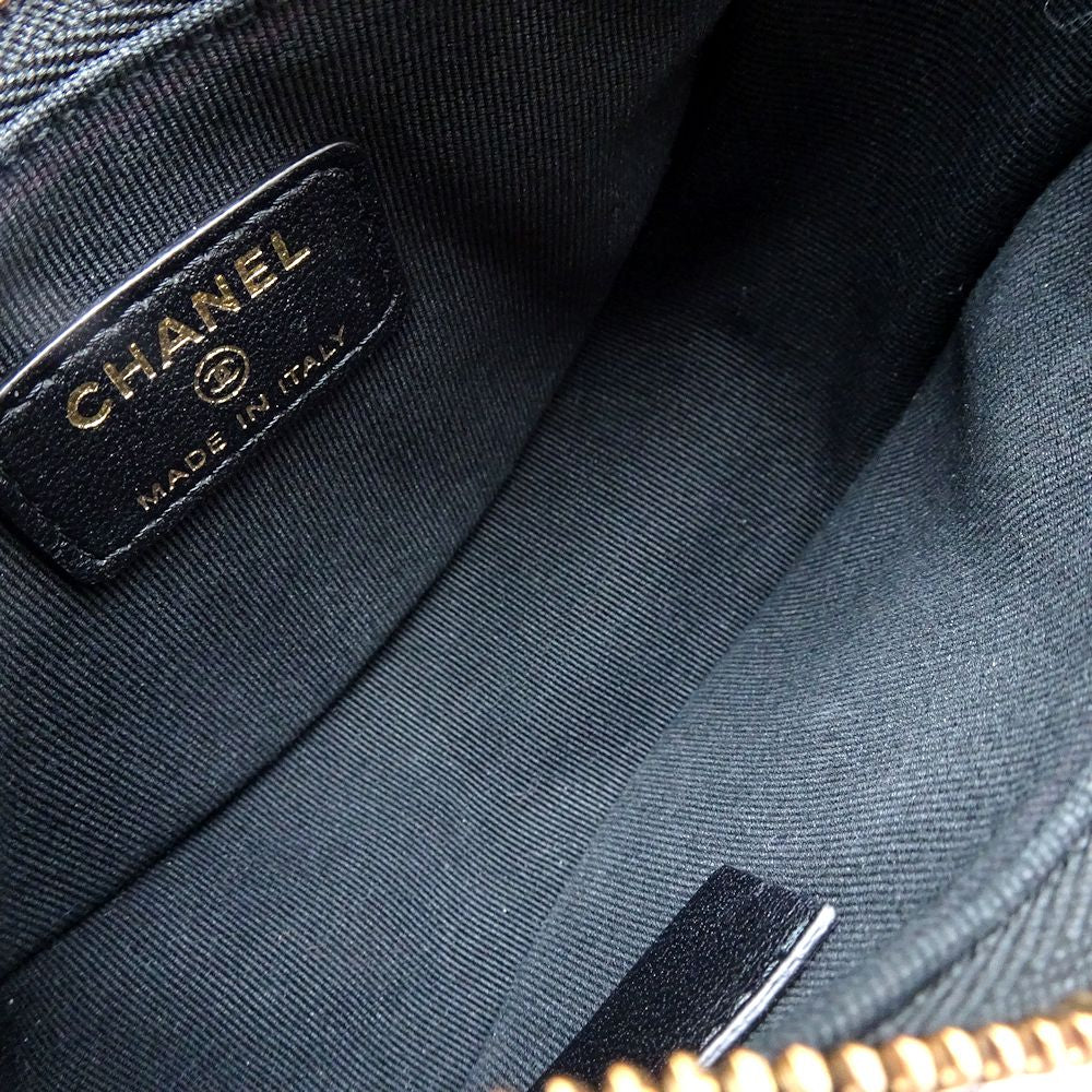 Chanel Small Hobo Shoulder Bag Black