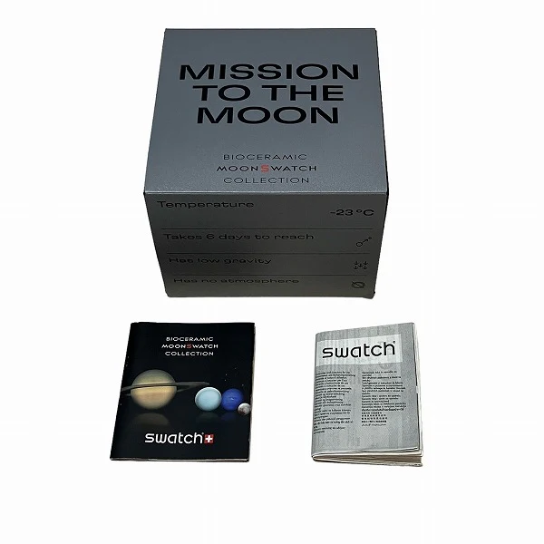 Omega x Swatch Mission to the Moon Quartz Watch SO33M100