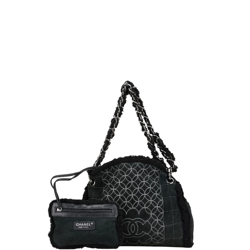 Chanel Suede Chain Shoulder Bag