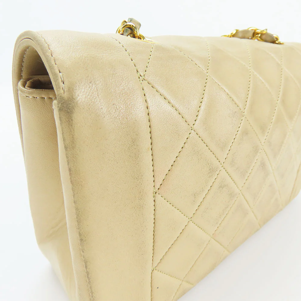 Chanel Diana Lambskin Shoulder Bag