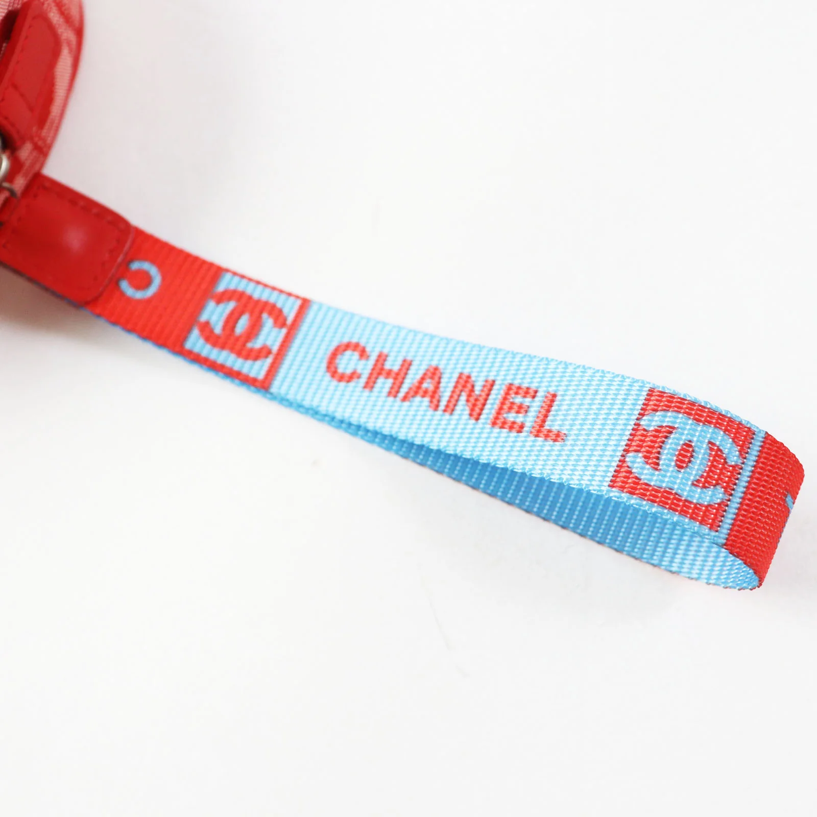 Chanel Nylon Travel Line Round Pouch