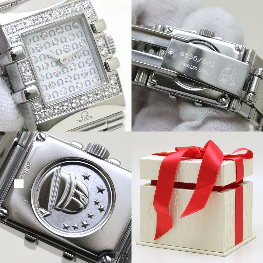 Omega Constellation Quadra Mini Diamond Quartz Watch 1539.77.00