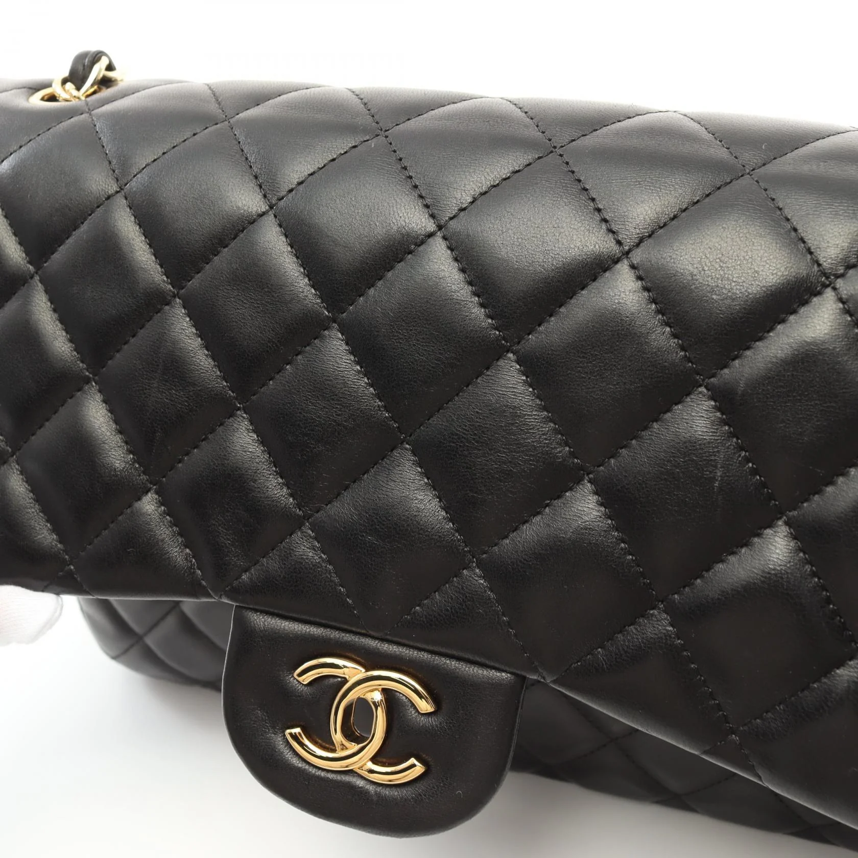 Chanel Lambskin Large Classic Flap Bag A58600