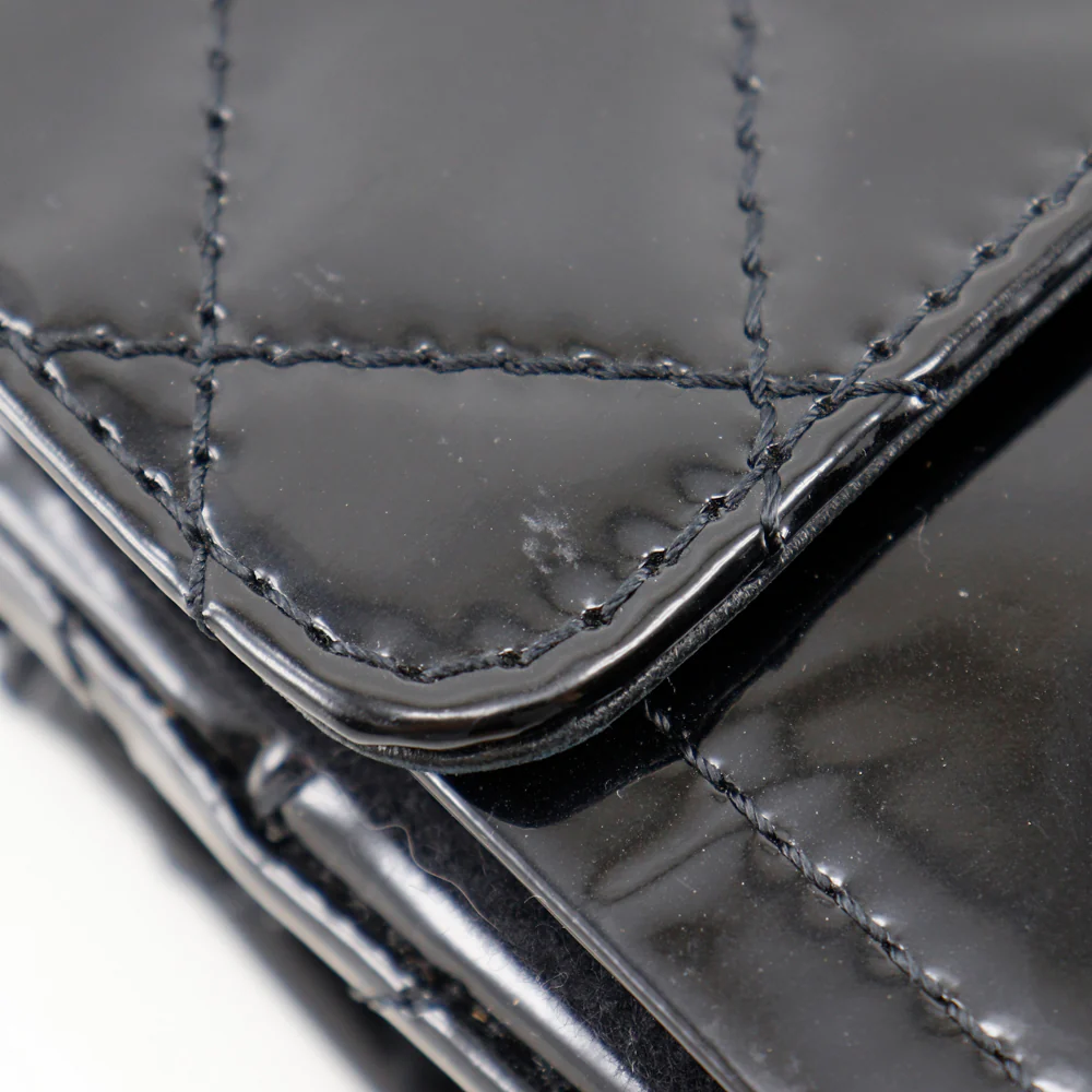 Chanel Patent Leather Chain Shoulder Bag