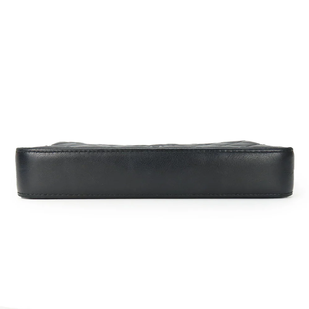 Chanel Lambskin Chain Shoulder Bag Wallet