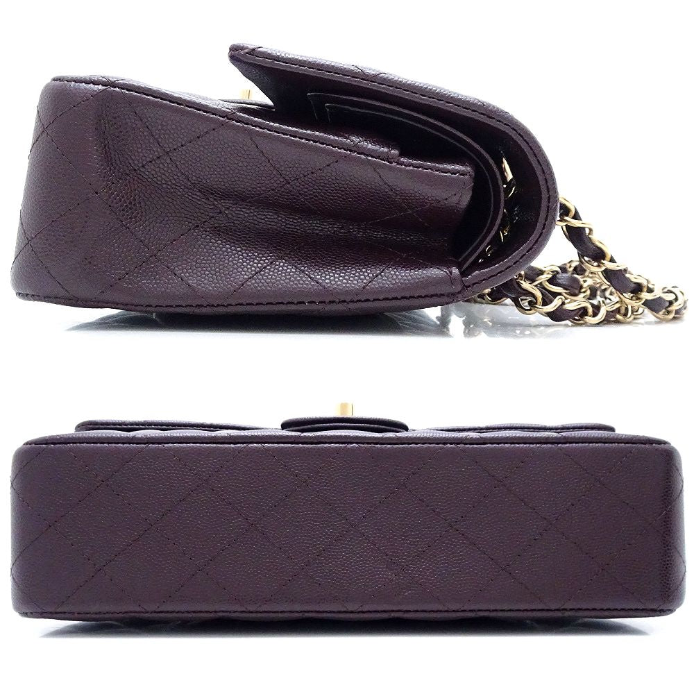 Chanel Caviar Chain Shoulder Bag A01112