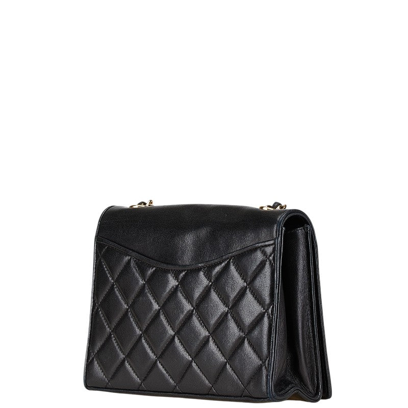 Chanel Lambskin Coco Mark Matelasse Chain Bag