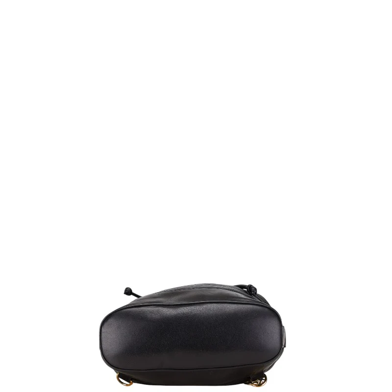 Chanel Coco Mark Black Lambskin Shoulder Bag