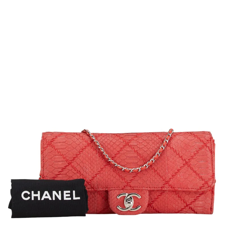 Chanel Python Chain Wallet Shoulder Bag