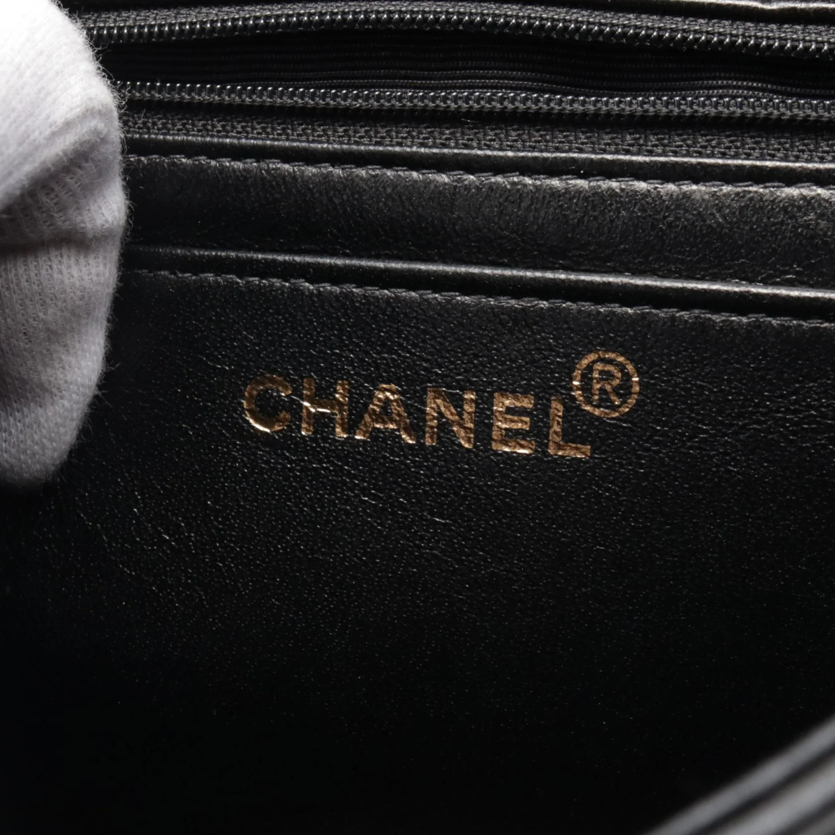 Chanel Matelasse Lambskin Handbag Black