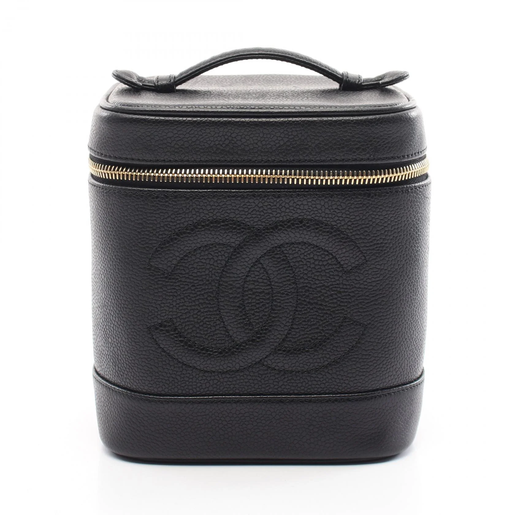 Chanel Caviar Skin Coco Mark Handbag A01998
