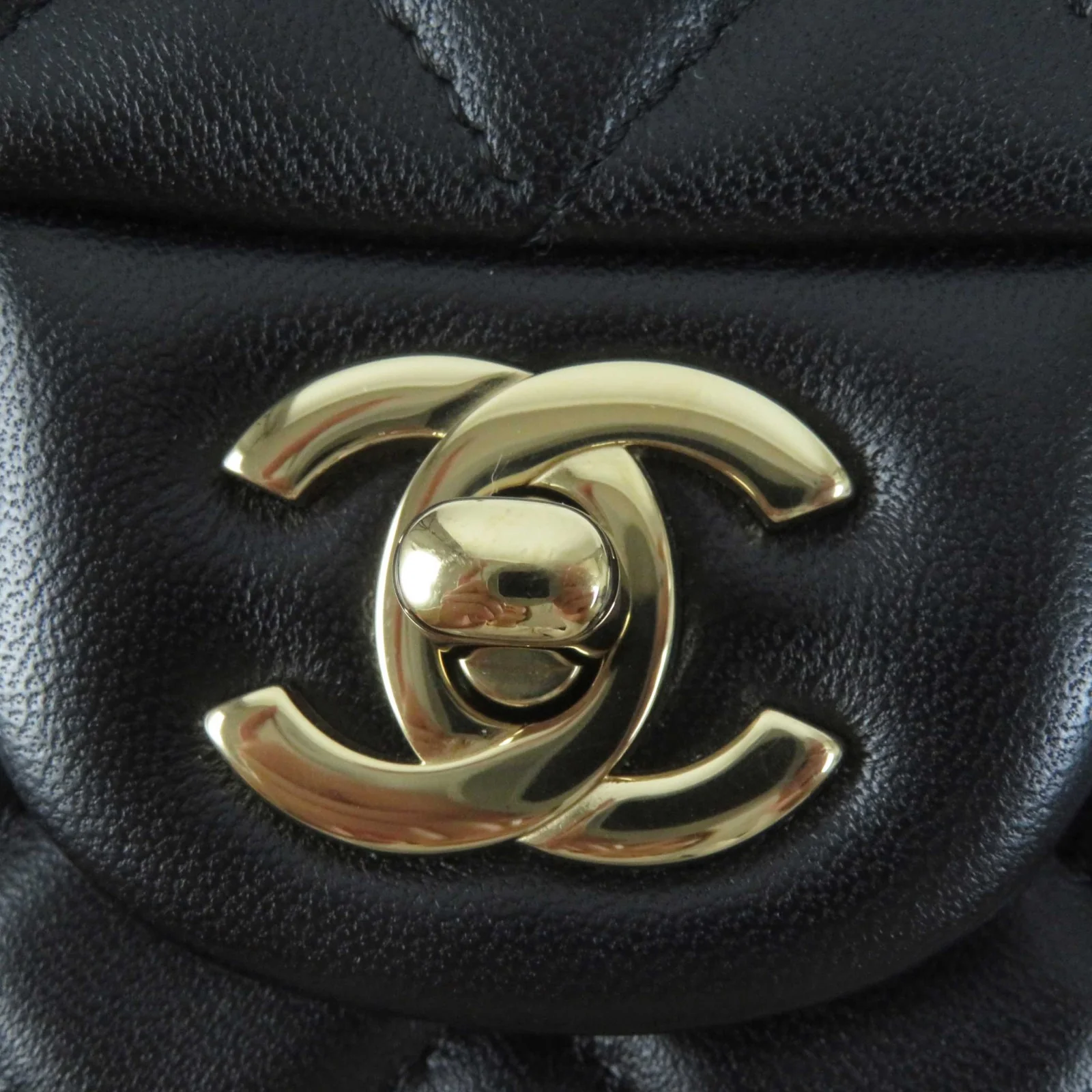 Chanel Mini Matelasse Chain Bag Black