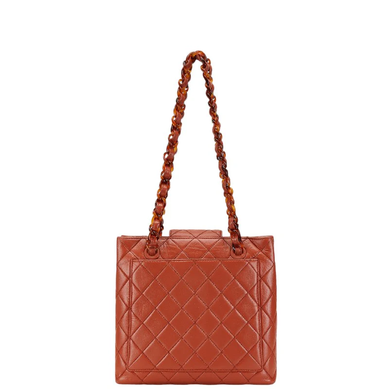 Chanel Matelasse Coco Mark Lambskin Shoulder Bag